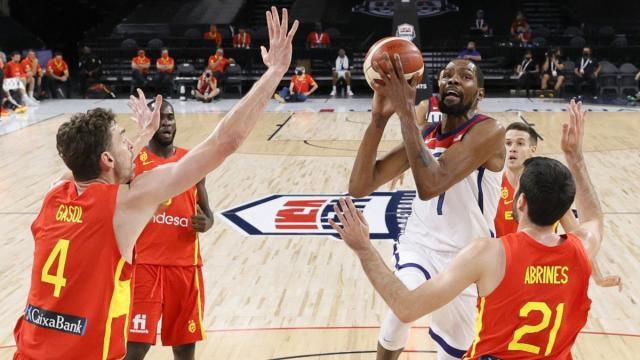 网球-奥运男篮八强对阵:美国男篮提前遭遇西班牙